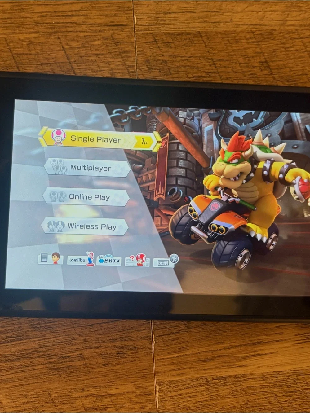 Nintendo Switch with Hard Shell Case, Mario Kart, Joy Cons, TV adapter